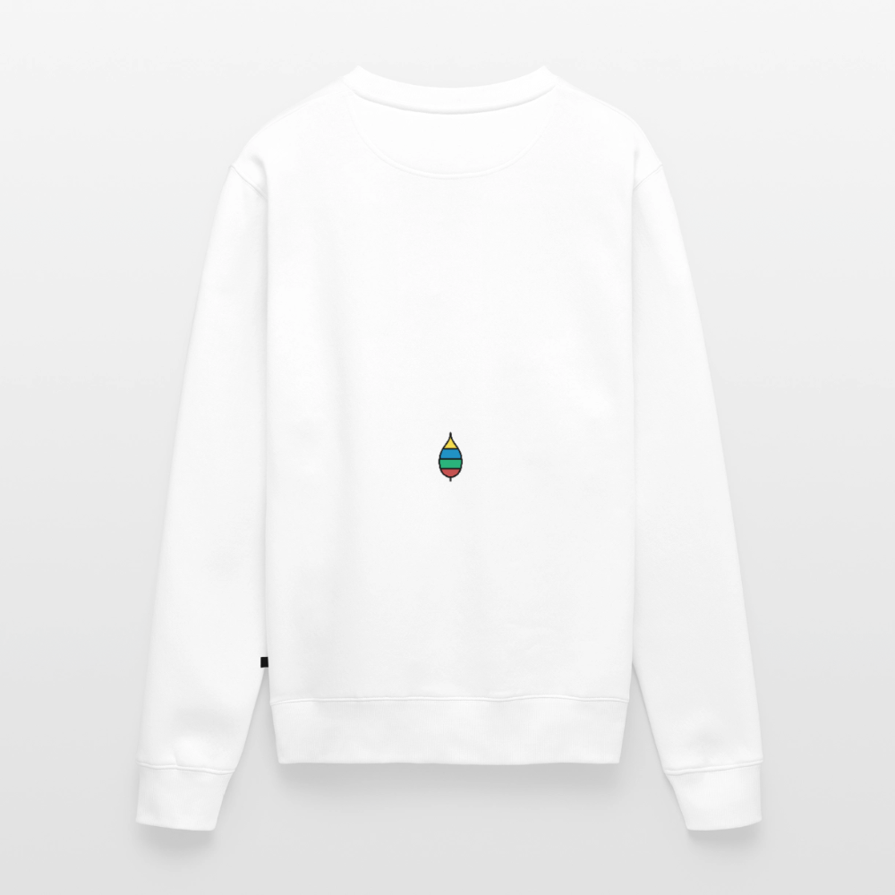 Herren-Pullover „federherz buntschwanz“ | buntschwanz - Weiß