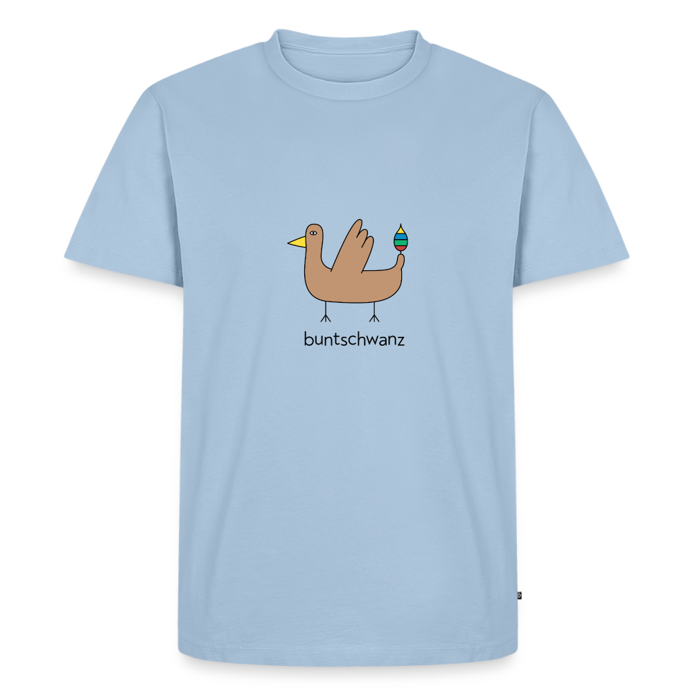 Herren-T-Shirt „Original buntschwanz“ – Baumwolle | buntschwanz - Hellblau
