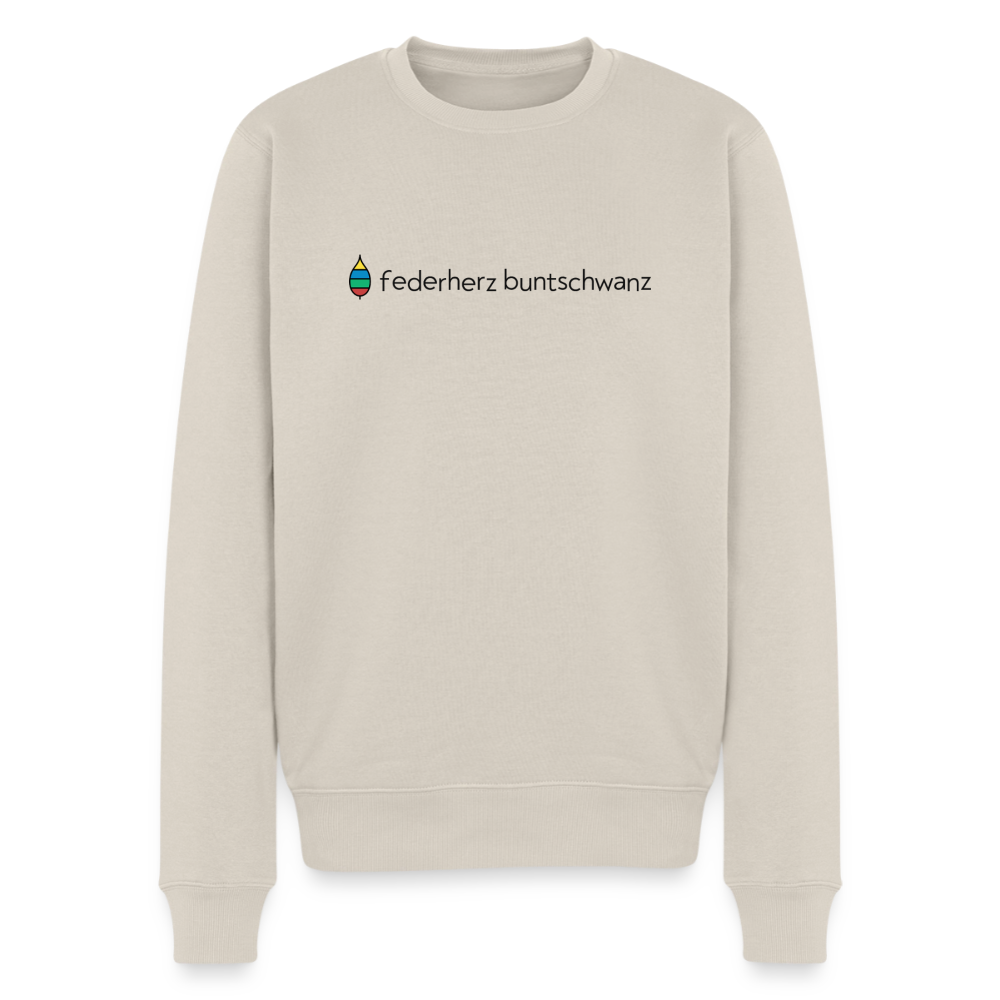 Herren-Pullover „federherz buntschwanz“ | buntschwanz - Beige