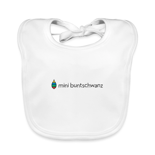 Baby Bio-Lätzchen „mini buntschwanz“ | buntschwanz - Weiß