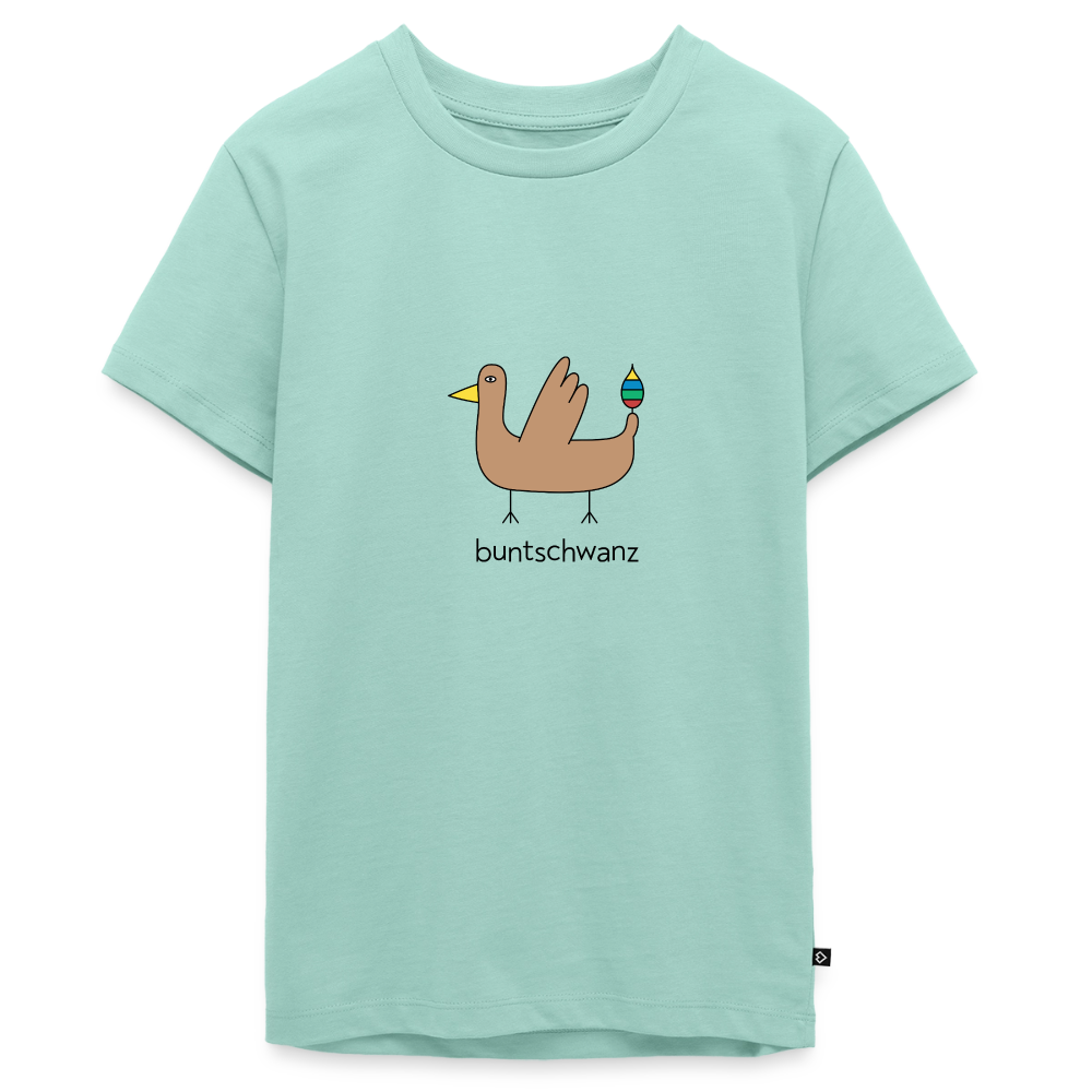 Teenager-T-Shirt „Original buntschwanz“ – Baumwolle | buntschwanz - Mint