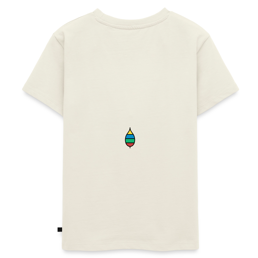Kinder-T-Shirt „mini buntschwanz“ – Baumwolle | buntschwanz - Naturweiß