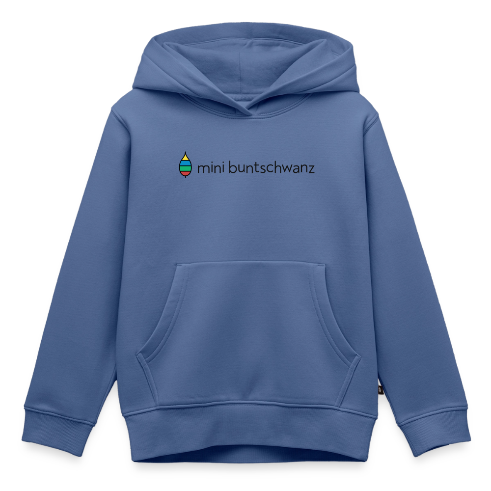 Kinder-Hoodie „mini buntschwanz“ | buntschwanz - Taubenblau