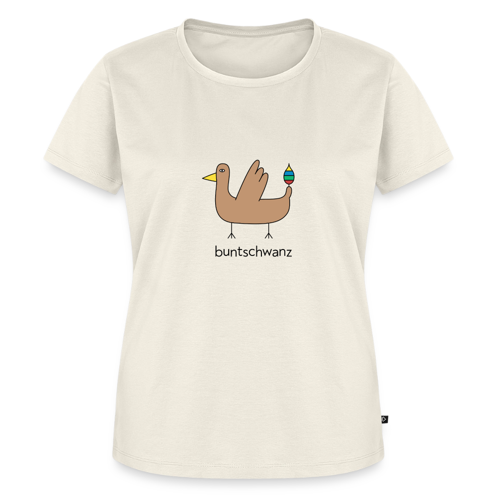 Damen-T-Shirt „Original buntschwanz“ – Baumwolle | buntschwanz - Naturweiß