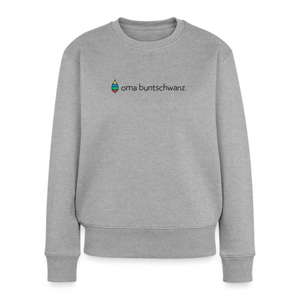 Damen-Pullover „oma buntschwanz“ | buntschwanz - Grau meliert