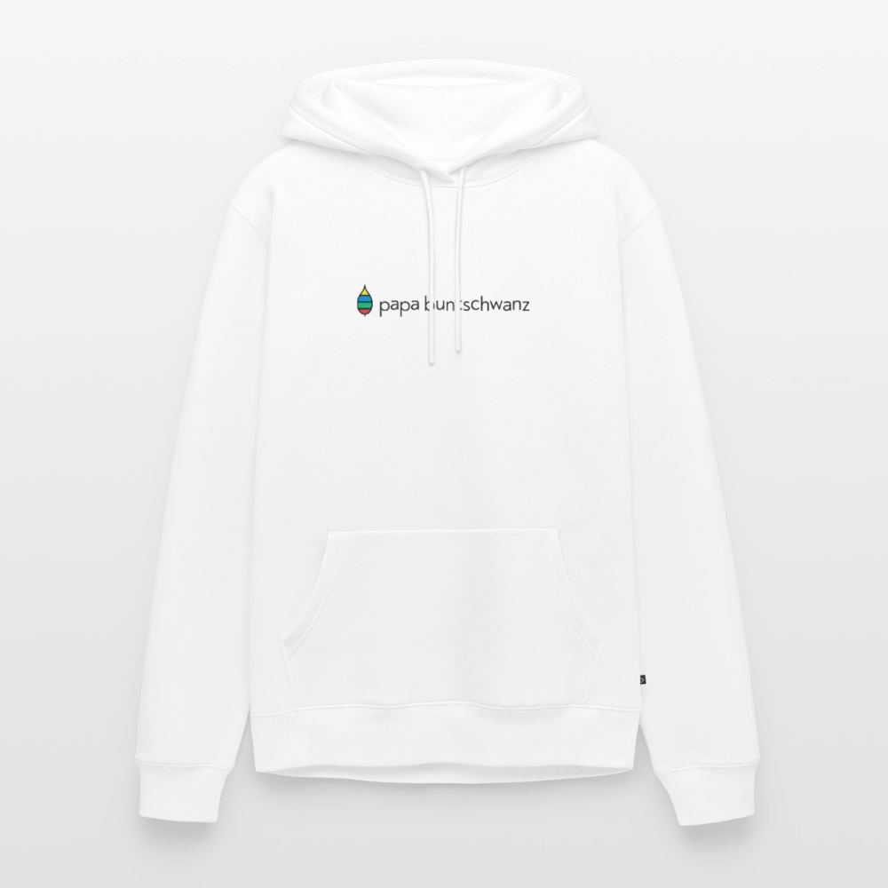 Herren-Hoodie „papa buntschwanz“ | buntschwanz - Weiß