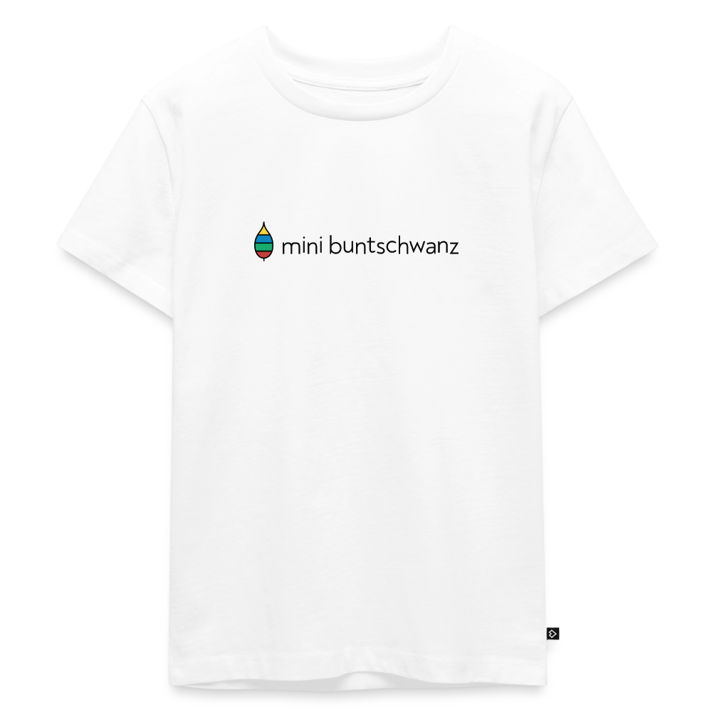 Kinder-T-Shirt „mini buntschwanz“ – Baumwolle | buntschwanz - Weiß