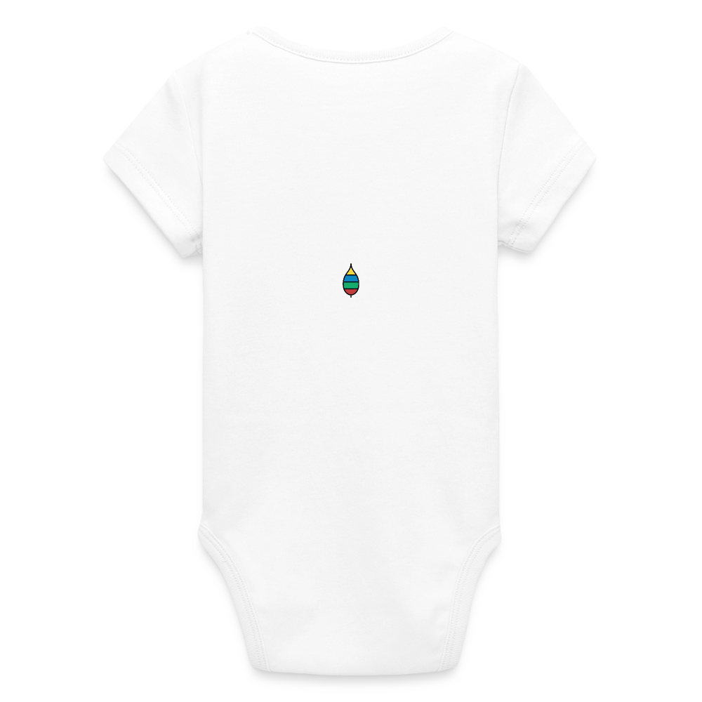 Babybody „neu im nest 2026“ – Bio-Baumwolle | buntschwanz - Weiß