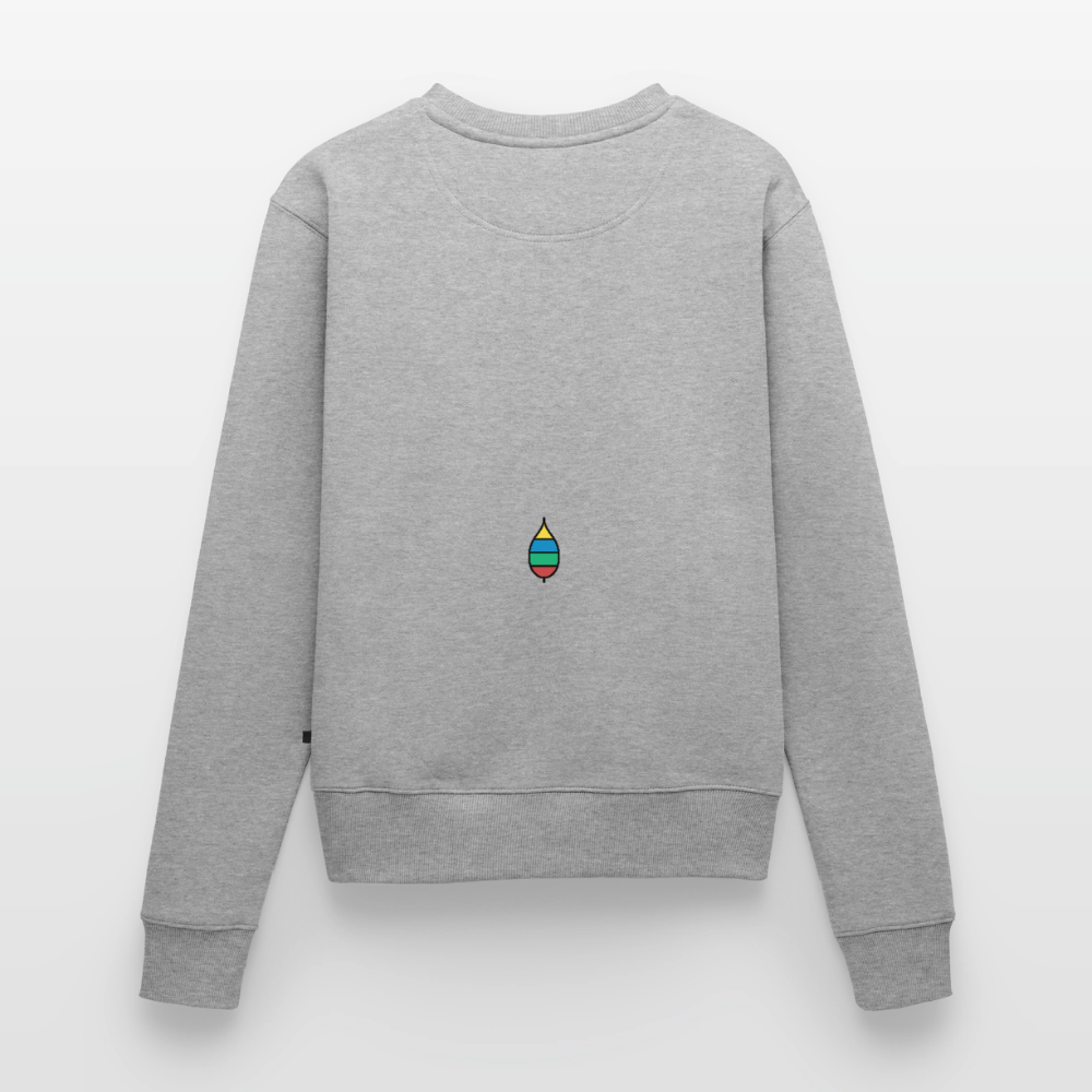 Damen-Pullover „oma buntschwanz“ | buntschwanz - Grau meliert