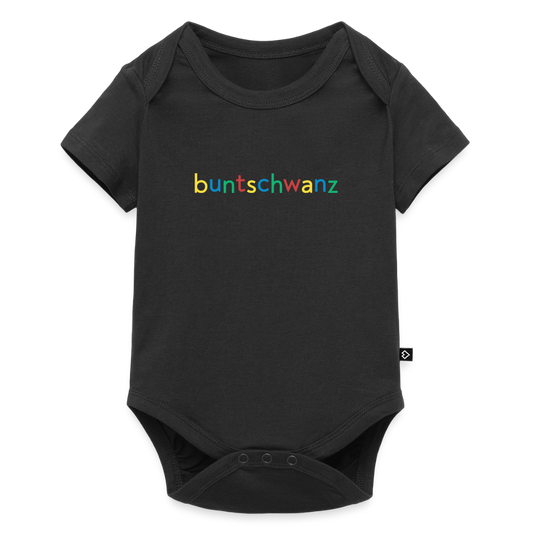 Babybody „buntschwanz“ – nachtfeder - Schwarz