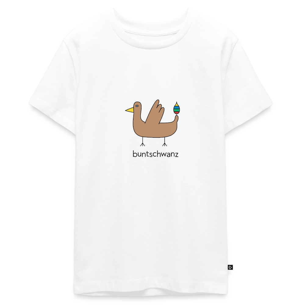 Teenager-T-Shirt „Original buntschwanz“ – Baumwolle | buntschwanz - Weiß