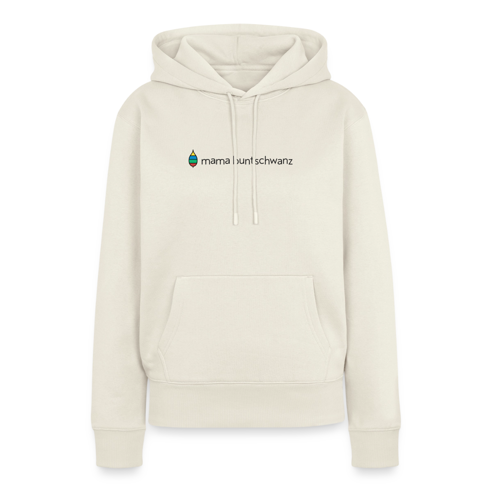 Damen-Hoodie „mama buntschwanz“ | buntschwanz - Naturweiß