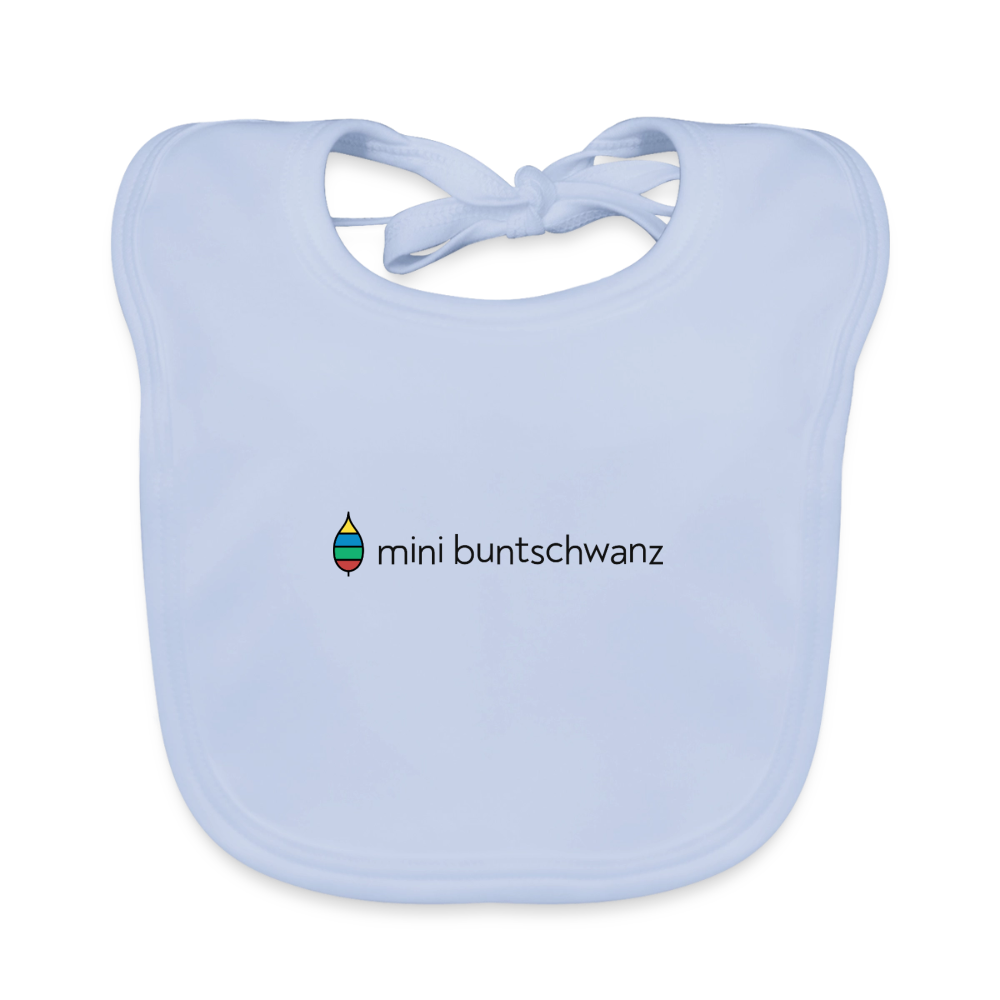 Baby Bio-Lätzchen „mini buntschwanz“ | buntschwanz - sky Blue