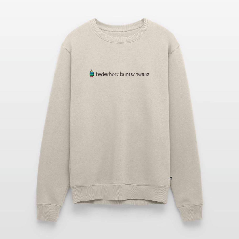 Herren-Pullover „federherz buntschwanz“ | buntschwanz - Beige