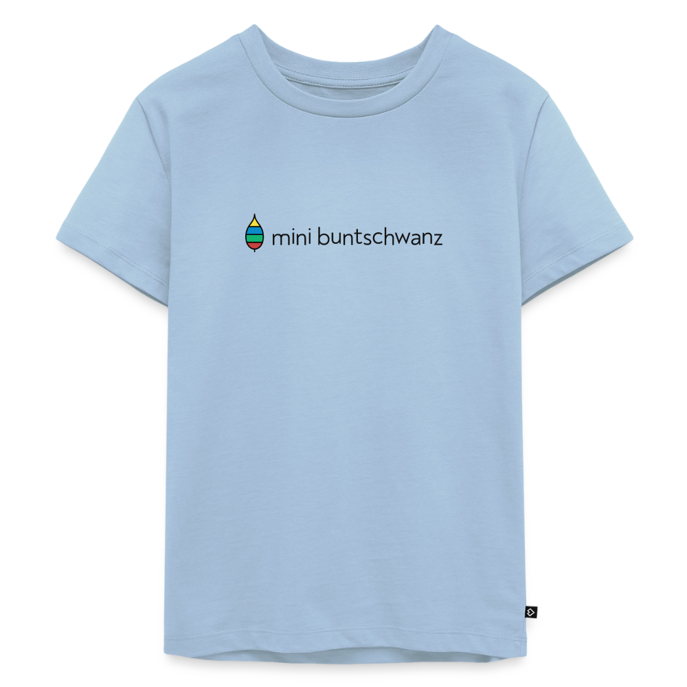 Kinder-T-Shirt „mini buntschwanz“ – Baumwolle | buntschwanz - Hellblau