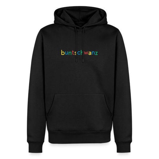 Hoodie „buntschwanz“ – nachtfeder, schwarz