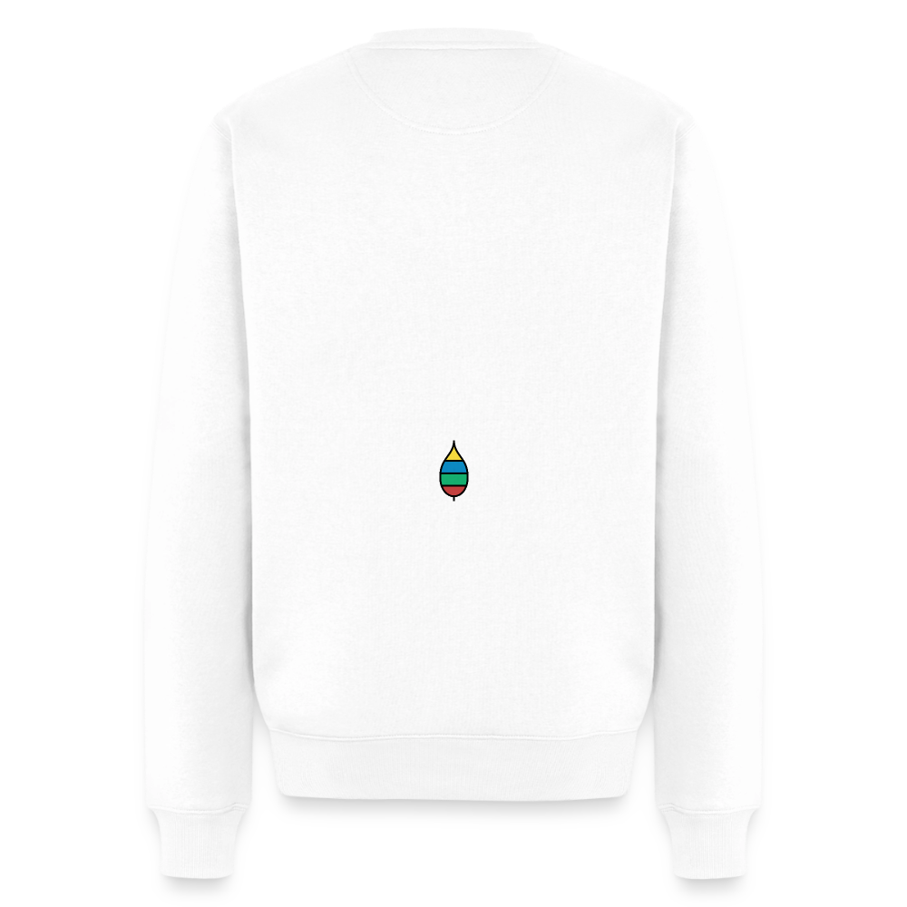 Herren-Pullover „federherz buntschwanz“ | buntschwanz - Weiß