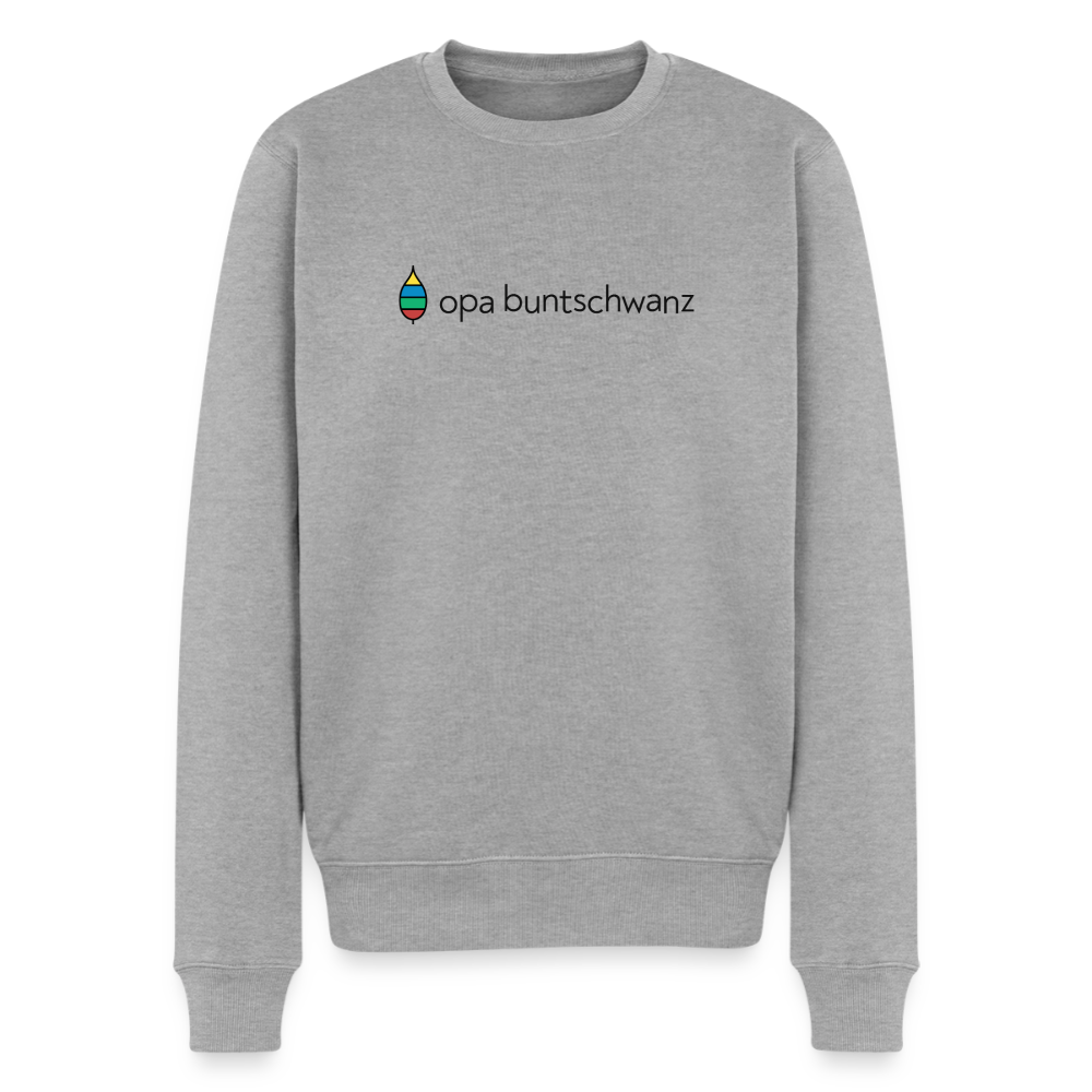 Herren-Pullover „opa buntschwanz“ | buntschwanz - Grau meliert