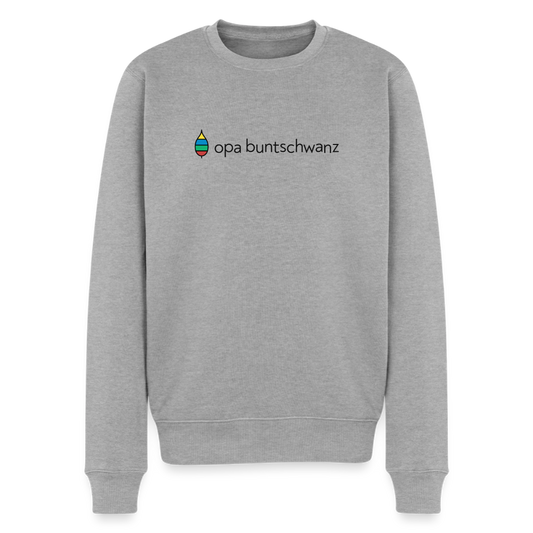 Herren-Pullover „opa buntschwanz“ | buntschwanz - Grau meliert
