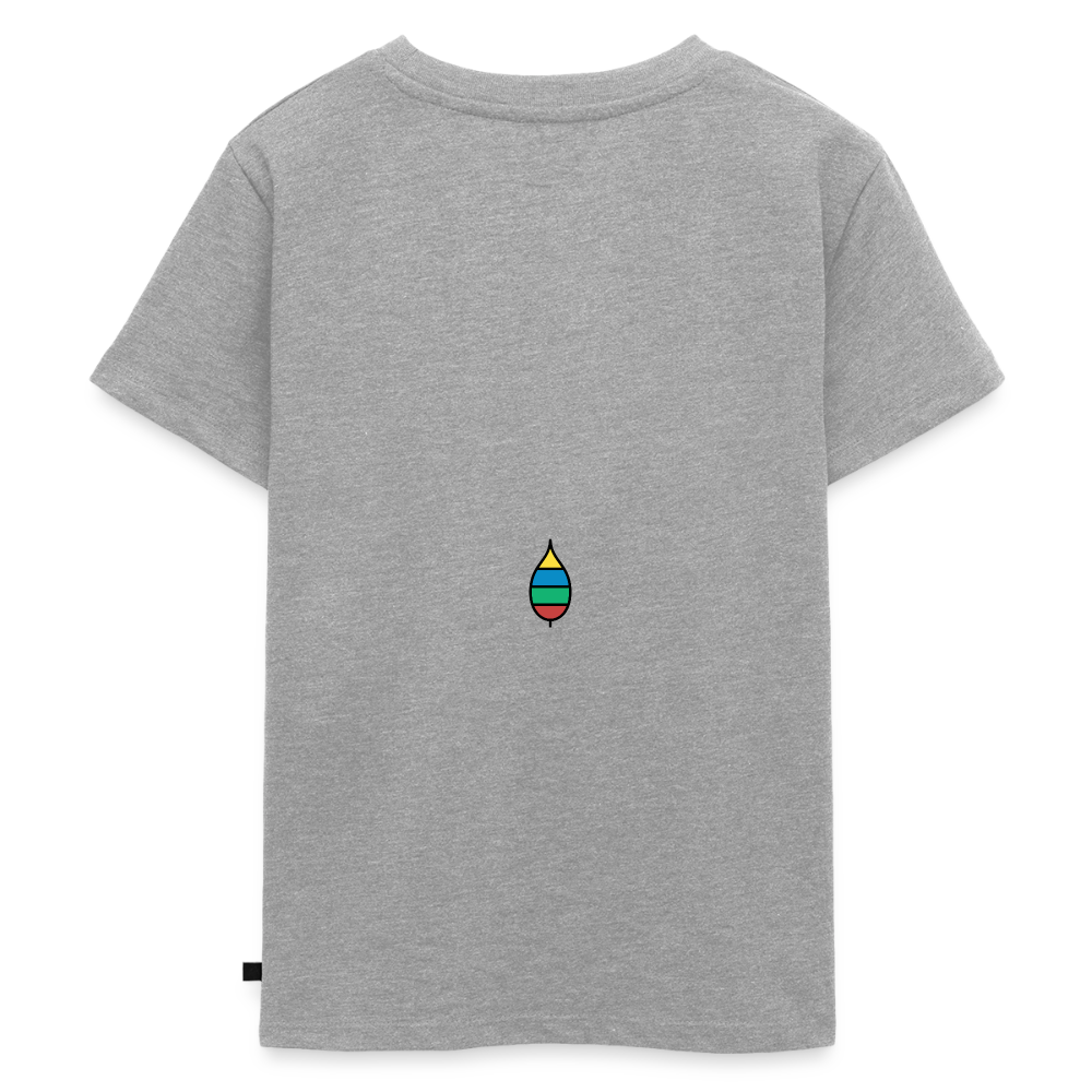 Kinder-T-Shirt „ich bin keine weihnachtsgans!“ | buntschwanz - Grau meliert
