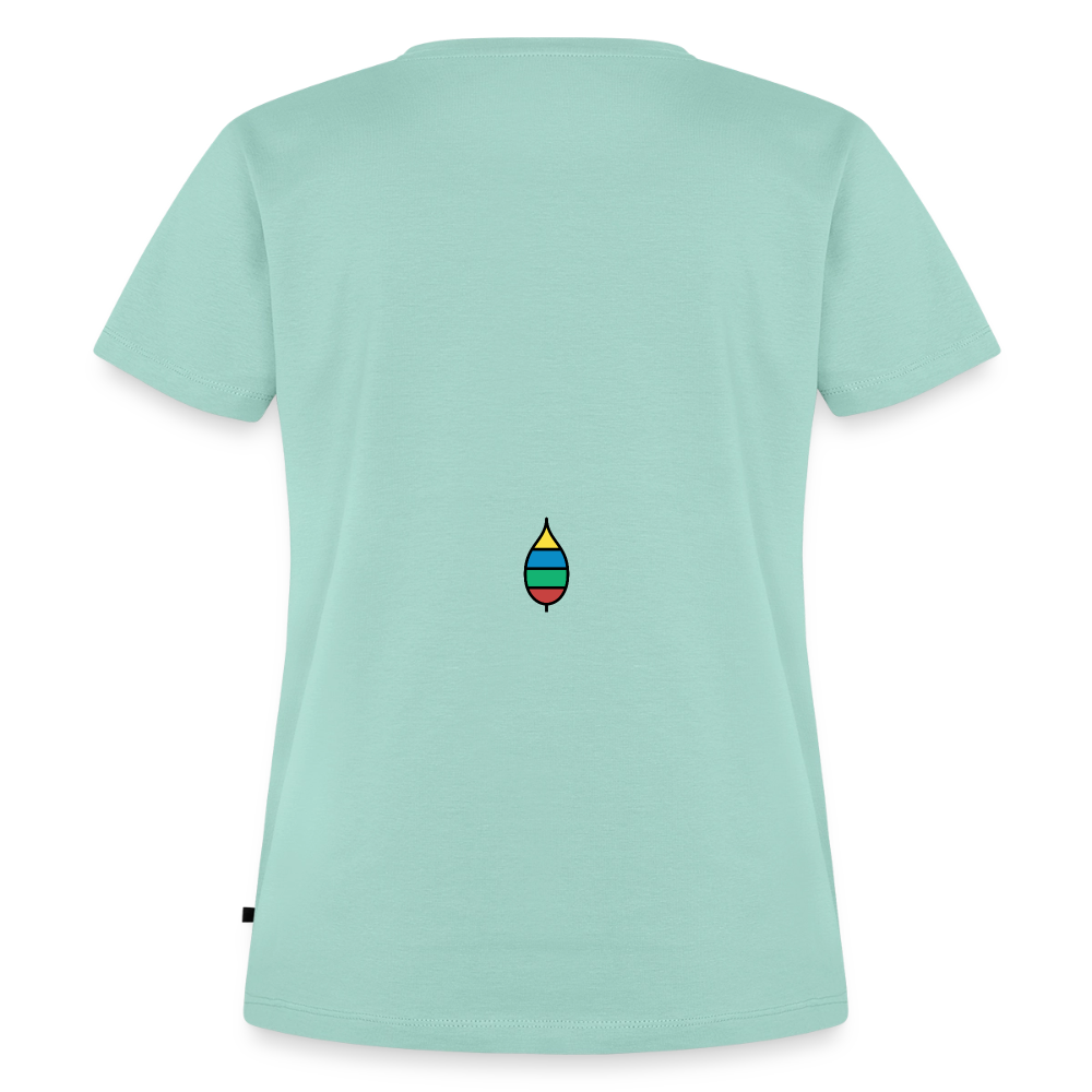 Damen-T-Shirt „oma buntschwanz“ – Baumwolle | buntschwanz - Mint 