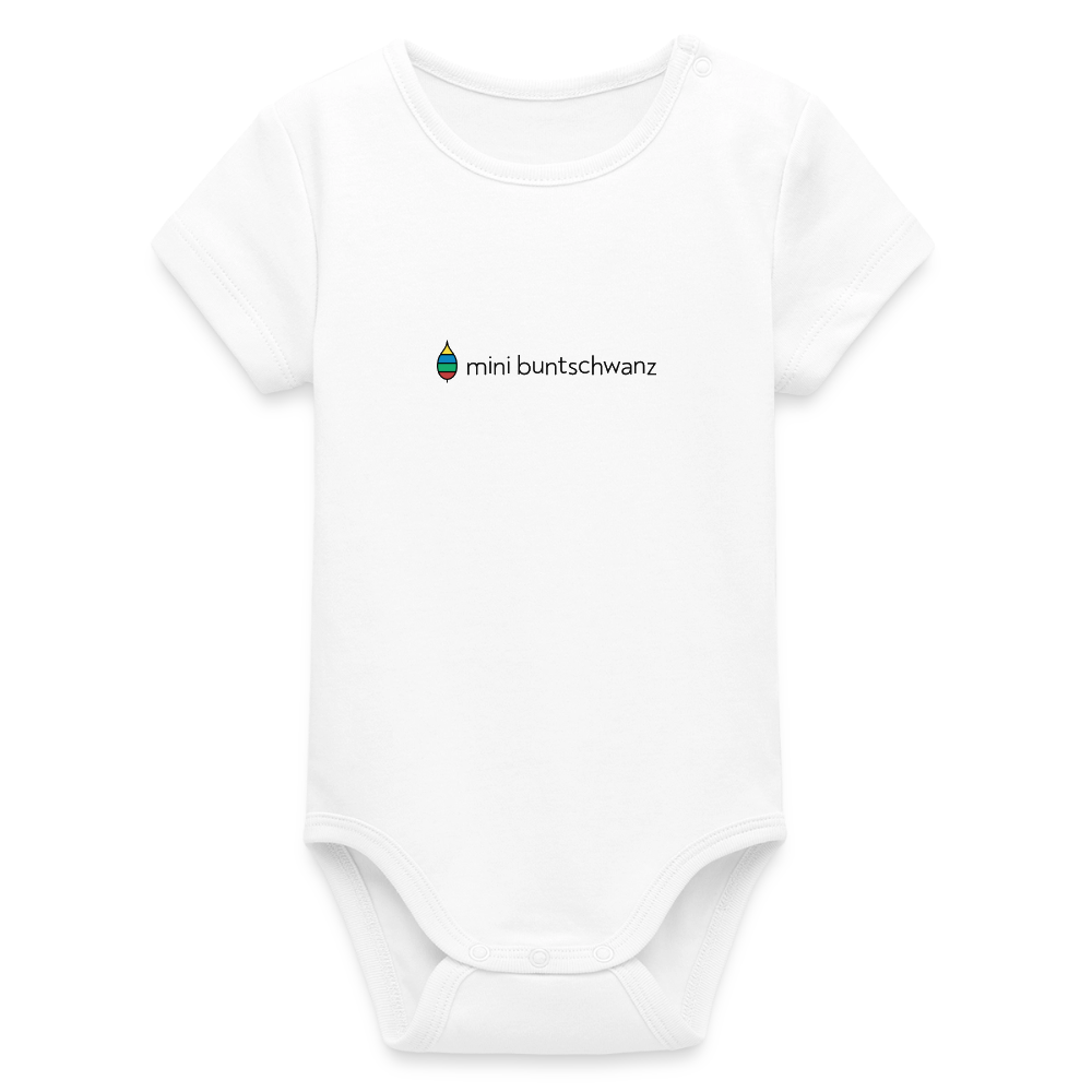 Babybody „mini buntschwanz“ – Bio-Baumwolle | buntschwanz - Weiß