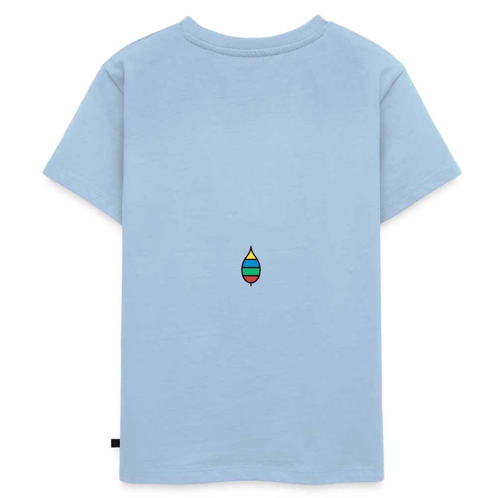 Kinder-T-Shirt „mini buntschwanz“ – Baumwolle | buntschwanz - Hellblau
