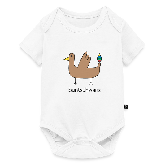 Babybody „Original buntschwanz“ – Bio-Baumwolle | buntschwanz - Weiß