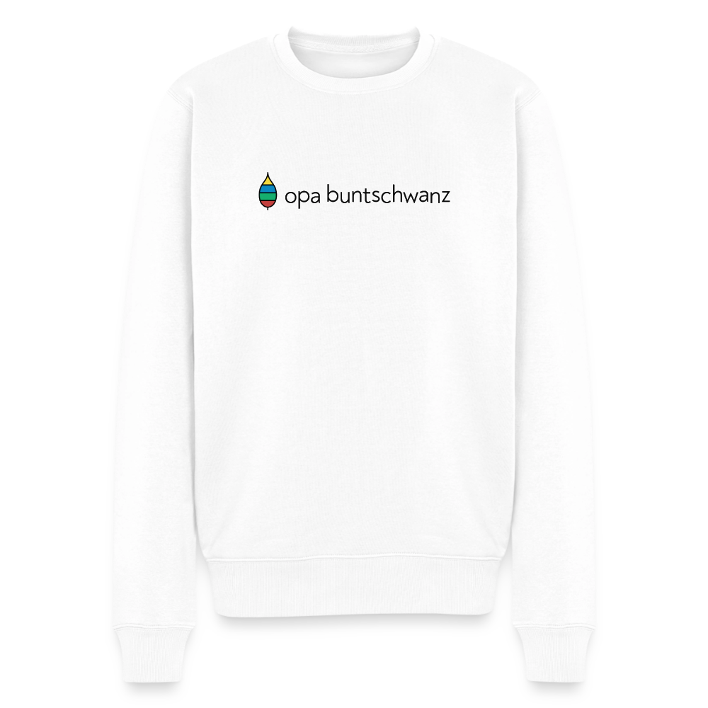 Herren-Pullover „opa buntschwanz“ | buntschwanz - Weiß