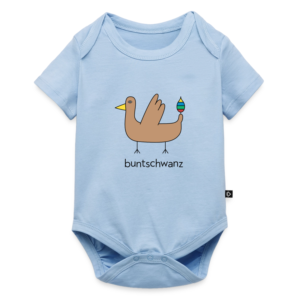 Babybody „Original buntschwanz“ – Bio-Baumwolle | buntschwanz - Hellblau