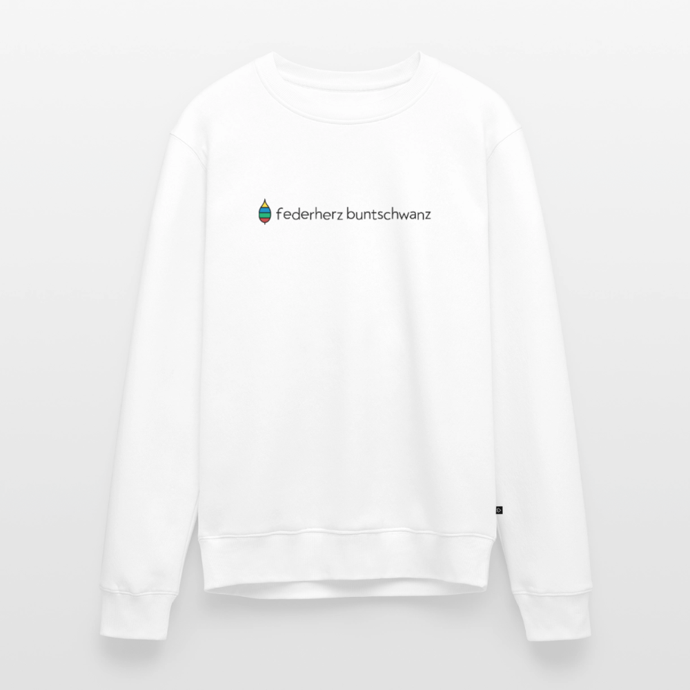 Herren-Pullover „federherz buntschwanz“ | buntschwanz - Weiß