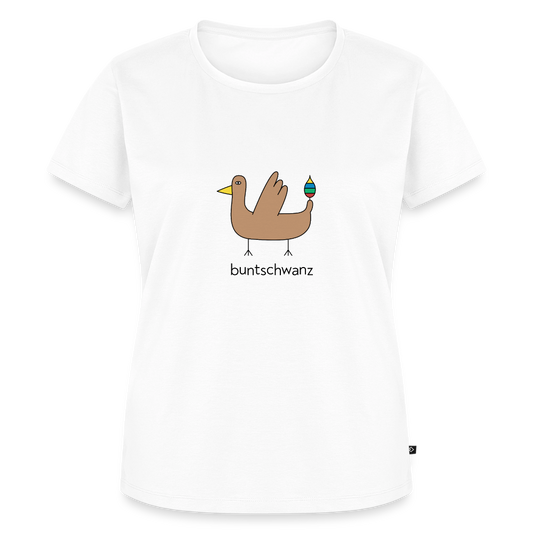 Damen-T-Shirt „Original buntschwanz“ – Baumwolle | buntschwanz - Weiß