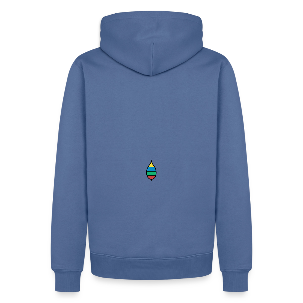 Herren-Hoodie „papa buntschwanz“ | buntschwanz - Taubenblau