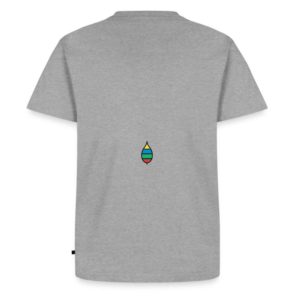 Herren-T-Shirt „opa buntschwanz“ – Baumwolle | buntschwanz - Grau meliert