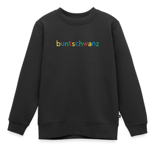 Kinder-Pullover „buntschwanz“ – nachtfeder - Schwarz