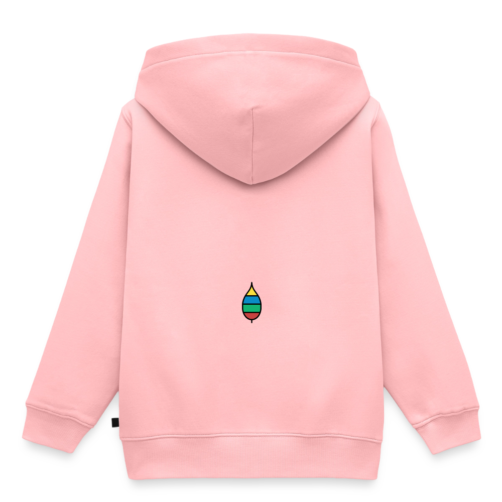 Kinder-Hoodie „Original buntschwanz“ mit Feder-Schwänzchen | buntschwanz - Rosa