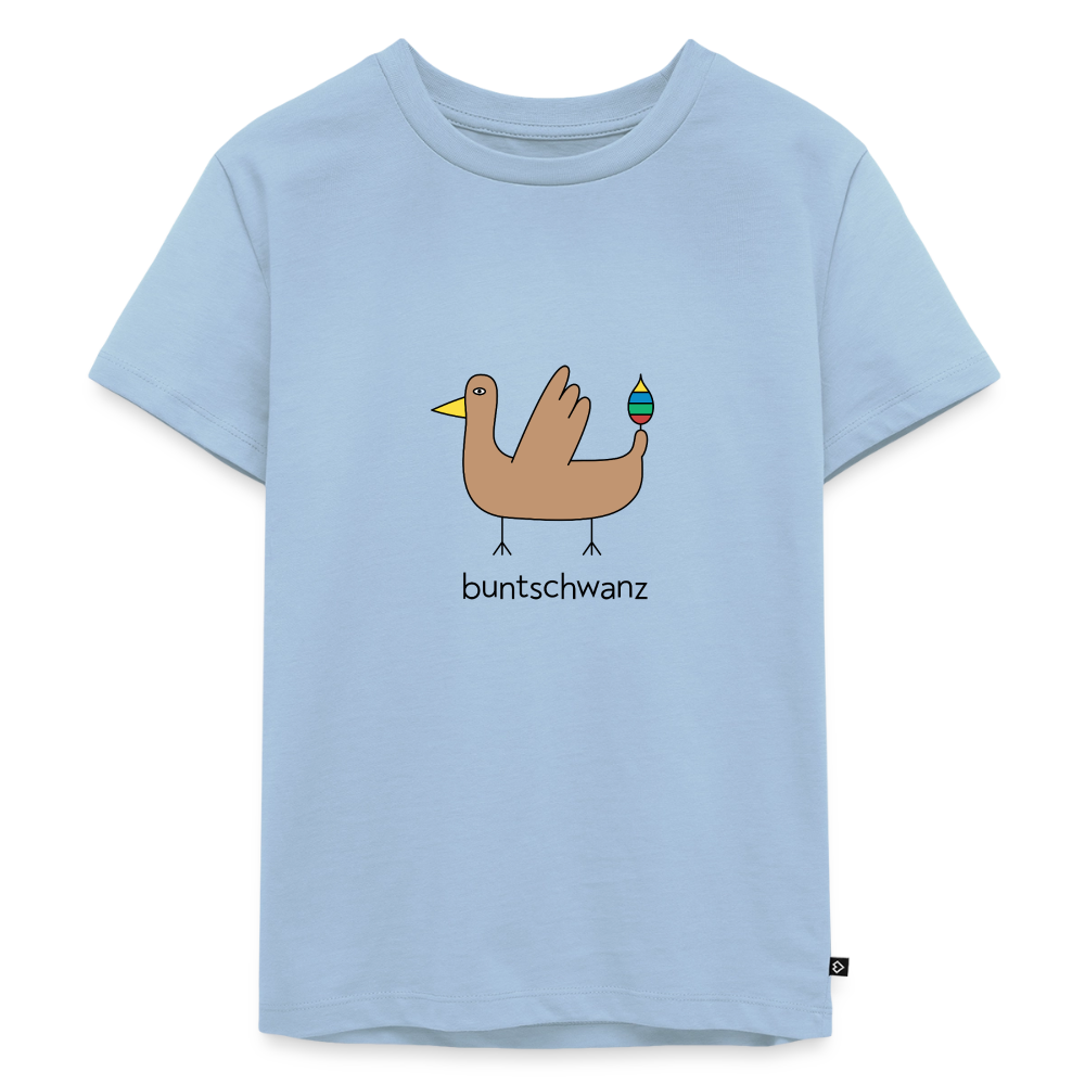 Kinder-T-Shirt „Original buntschwanz“ – Baumwolle | buntschwanz - Hellblau
