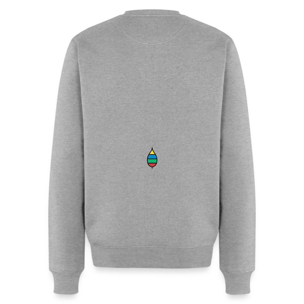 Herren-Pullover „opa buntschwanz“ | buntschwanz - Grau meliert